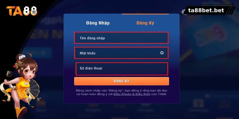 Quy trình tạo tài khoản hội viên nhà cái cực dễ